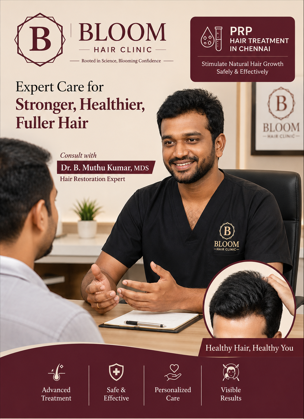 PRP hair treatment in Chennai