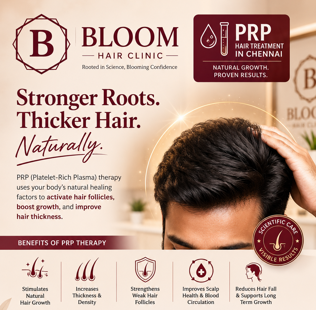 PRP hair treatment in chennai